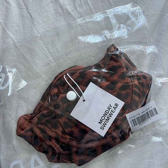 NWT Clovelly Top - Dark Jaguar - Monday Swimwear (medium) - selling set too - Picture 3 of 3